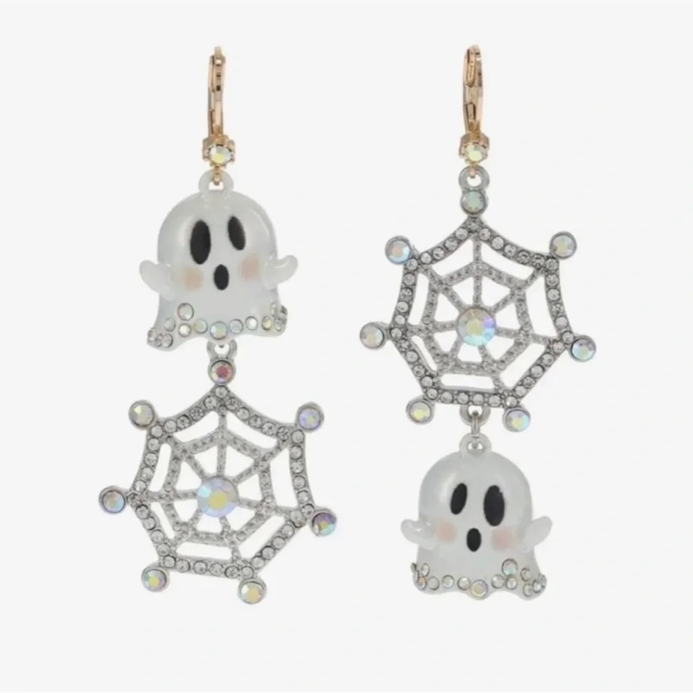 Betsey Johnson ghost web mix matched NWT - Picture 3 of 4